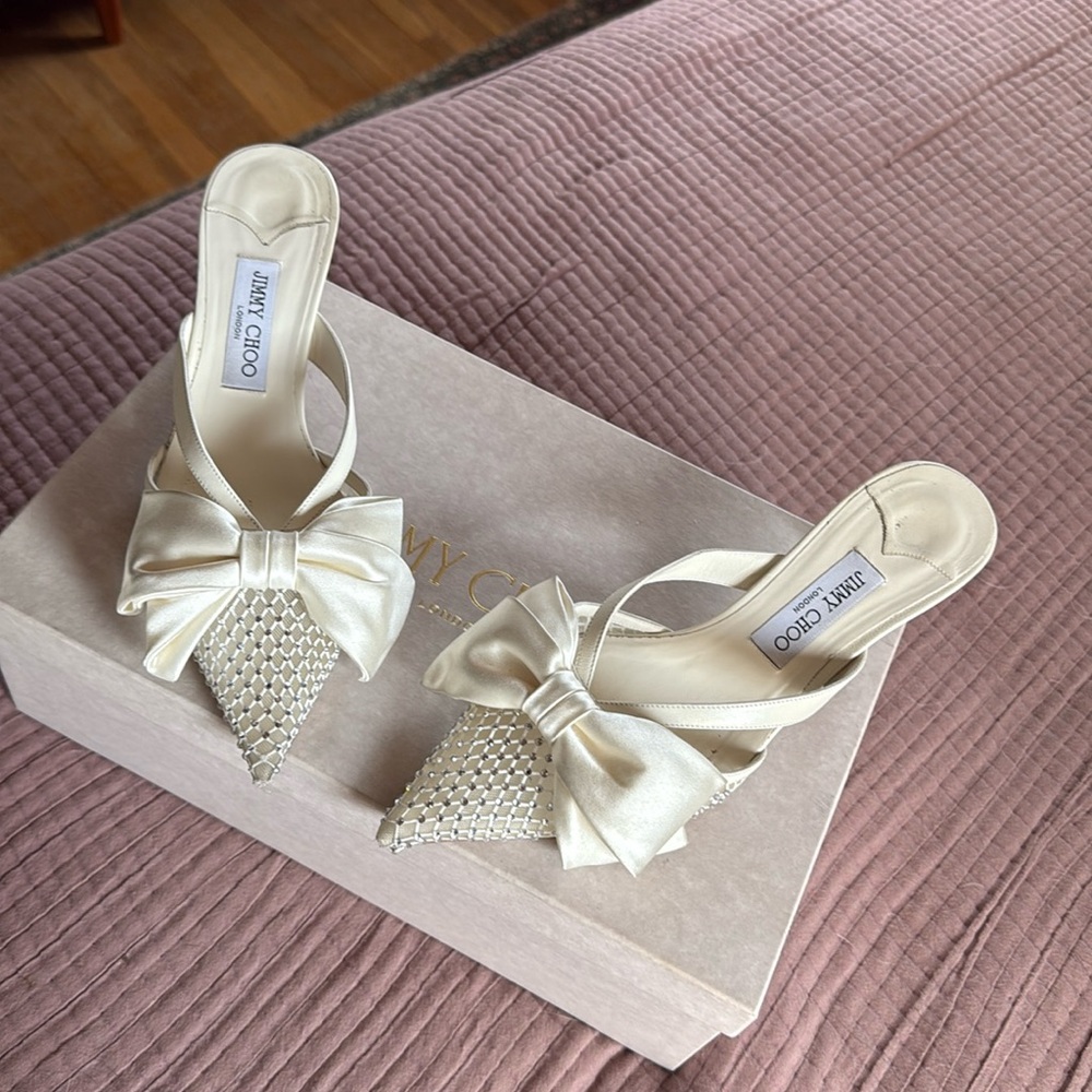 Jimmy Choo Kitten Heels - perfect for brides